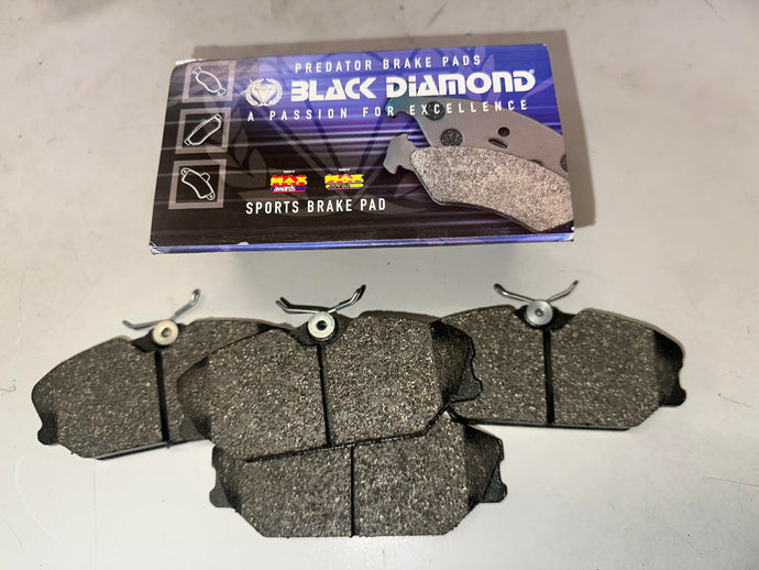 Black diamond fast road front brake pads to suit 172 182 PP497