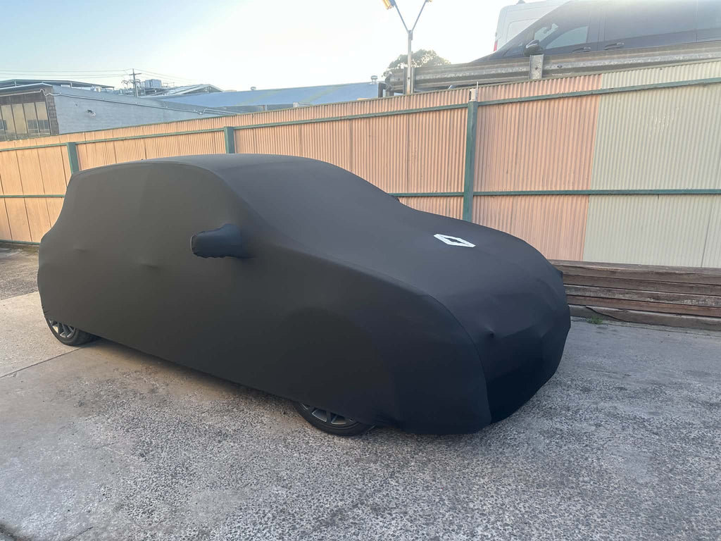 megane 2 Tight Fit Elastic Velvet Car Cover Black