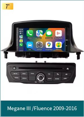 Renault MEGANE 3 After market radio with heads up GPS display that looks like OEM
