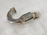 MEGANE 2 & 3 stainless steel high flow catalytic down pipe