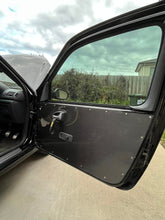 Load image into Gallery viewer, clio 172 182 carbon fibre door cards, with quarter panel and fuel pump covers
