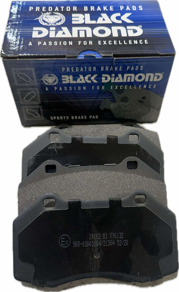 Black diamond fast road front brake pads to suit Clio 3 RS Megane 2 RS INC 175 pp575