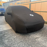CLIO 3 RS Tight Fit Elastic Velvet Car Cover Black