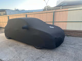 megane 2 Tight Fit Elastic Velvet Car Cover Black