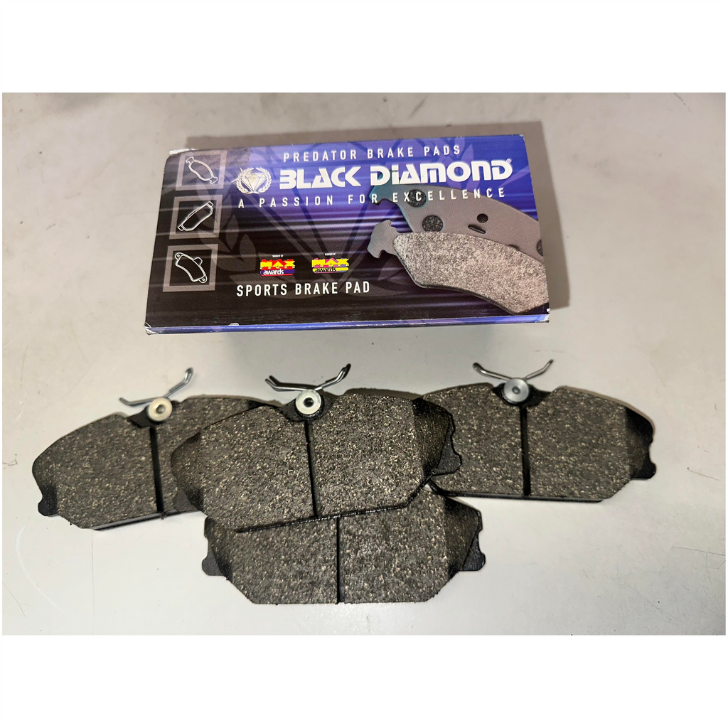 Black diamond fast road front brake pads to suit 172 182 PP497 Renault / Clio II / RS 172