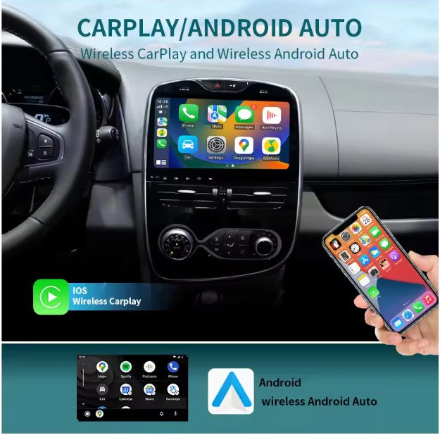 Renault CLIO 4 After market radio with heads up GPS display that looks like OEM