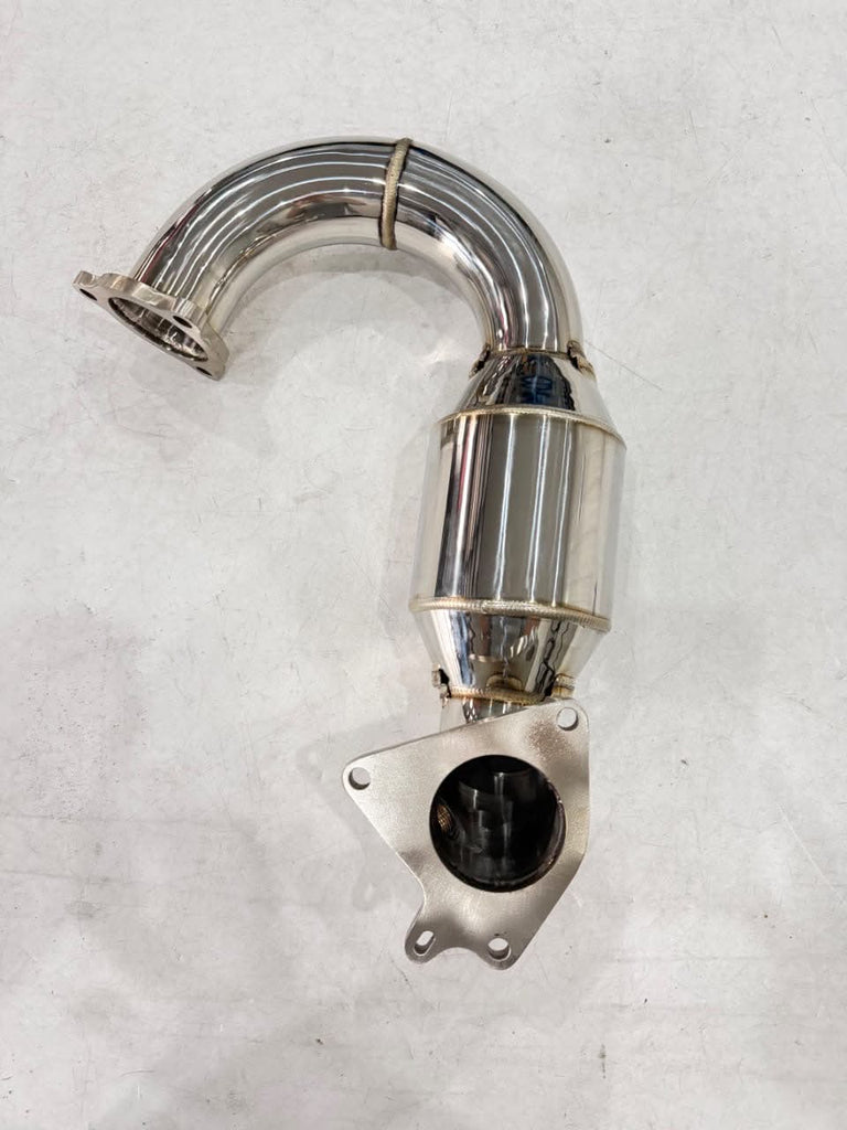 MEGANE 2 & 3 stainless steel high flow catalytic down pipe